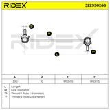 RIDEX Tanko, kallistuksenvaimennin 3229S0268