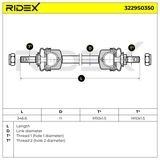 RIDEX Tanko, kallistuksenvaimennin 3229S0350