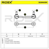 RIDEX Tanko, kallistuksenvaimennin 3229S0391