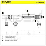 RIDEX Лямбда-зонд 3922L0006