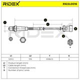 RIDEX Лямбда-зонд 3922L0016