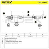RIDEX Лямбда-зонд 3922L0061