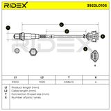RIDEX Лямбда-зонд 3922L0105
