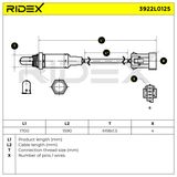 RIDEX Lambdasond 3922L0125