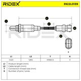 RIDEX Лямбда-зонд 3922L0139