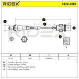 RIDEX Лямбда-зонд 3922L0189