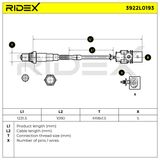 RIDEX Лямбда-зонд 3922L0193