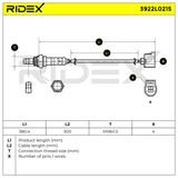 RIDEX Лямбда-зонд 3922L0215