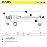 RIDEX Лямбда-зонд 3922L0226