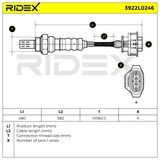 RIDEX Лямбда-зонд 3922L0246