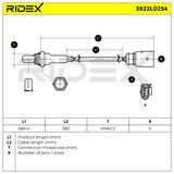 RIDEX Lambdasond 3922L0254