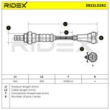 RIDEX Лямбда-зонд 3922L0292