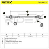 RIDEX Лямбда-зонд 3922L0377