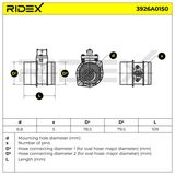 RIDEX Luftmassesensor 3926A0150