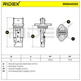 RIDEX Luftmassesensor 3926A0202