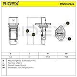 RIDEX Расходомер воздуха 3926A0232