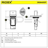 RIDEX Luftmassesensor 3926A0337