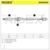 RIDEX Датчик, температура выхлопных газов 3938E0099