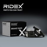 RIDEX Piduriklotside komplekt, ketaspidur 402B0642