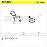 RIDEX jutiklis, rato greitis 412W0002