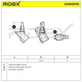 RIDEX ABS-anturi 412W0070