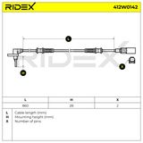 RIDEX ABS-anturi 412W0142