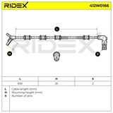 RIDEX ABS-anturi 412W0166