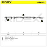 RIDEX Датчик, частота вращения колеса 412W0221