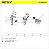 RIDEX Andur, rattapöörete arv 412W0305
