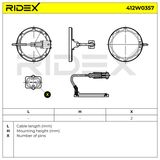 RIDEX ABS-anturi 412W0357