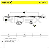 RIDEX Датчик, частота вращения колеса 412W1007