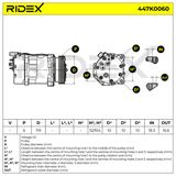 RIDEX Компрессор, кондиционер 447K0060