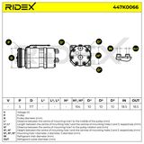 RIDEX Компрессор, кондиционер 447K0066