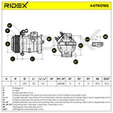 RIDEX Компрессор, кондиционер 447K0165