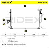RIDEX Конденсатор, кондиционер 448C0008