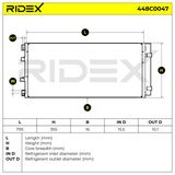 RIDEX Конденсатор, кондиционер 448C0047