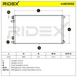 RIDEX Конденсатор, кондиционер 448C0053