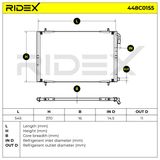 RIDEX Конденсатор, кондиционер 448C0155
