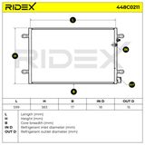 RIDEX Конденсатор, кондиционер 448C0211