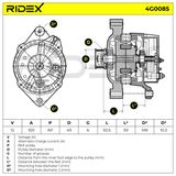RIDEX Генератор 4G0085