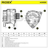 RIDEX Генератор 4G0320