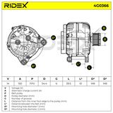 RIDEX Генератор 4G0366