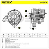 RIDEX Генератор 4G0504