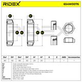 RIDEX Pyöränlaakerisarja 654W0076