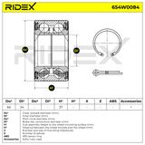 RIDEX Pyöränlaakerisarja 654W0084