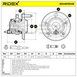 RIDEX Pyöränlaakerisarja 654W0348