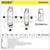 RIDEX Pyöränlaakerisarja 654W0454