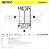 RIDEX Pyöränlaakerisarja 654W0813