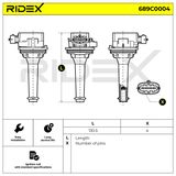 RIDEX Tändspole 689C0004