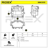 RIDEX Катушка зажигания 689C0131